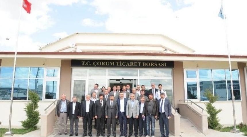 Başkan K&uuml;lc&uuml;&rsquo;den Ticaret Borsası&rsquo;na Ziyaret