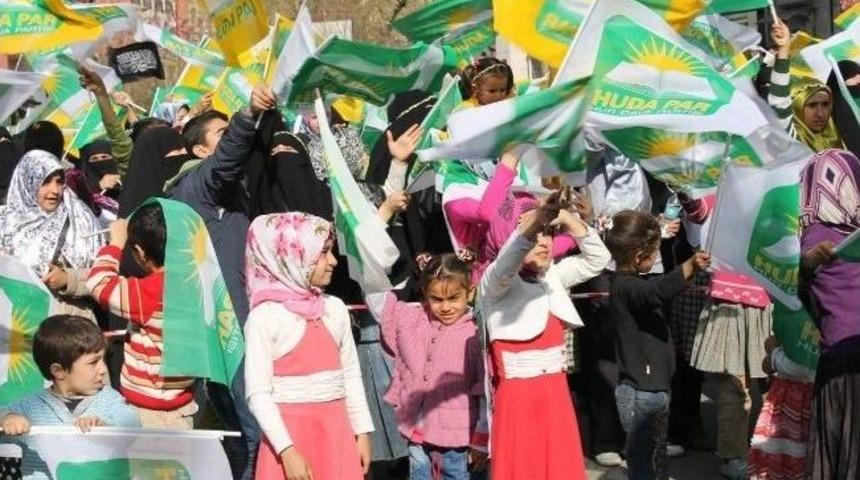 H&uuml;da-par Siirt'te Miting D&uuml;zenledi