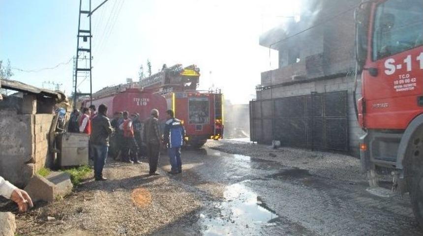 Reyhanlı'da Ka&ccedil;ak Mazot Tankının Patlaması