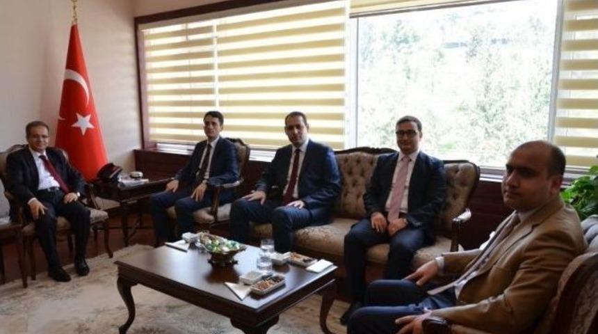Gaziantep&rsquo;in İl&ccedil;e Kaymakamlarından Vali Tapsız&rsquo;a Ziyaret