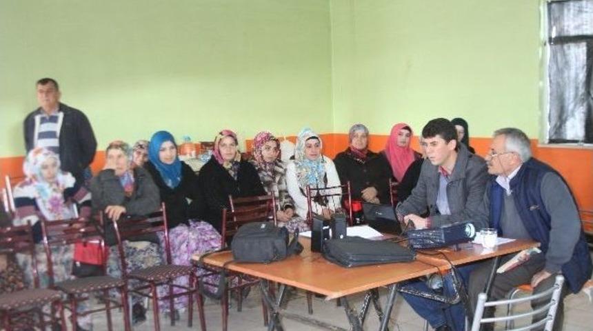 Kadın &Ccedil;ift&ccedil;ilere "sera Altı &Uuml;r&uuml;n Yetiştirme" Kursu