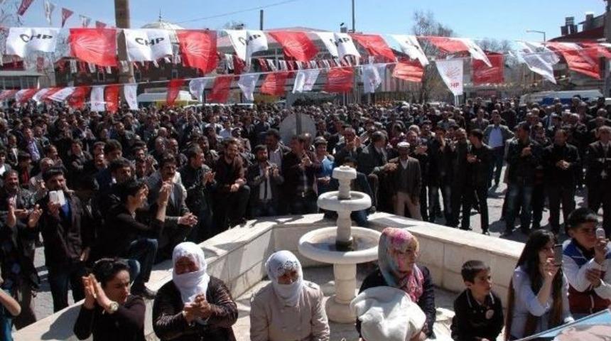 Adilcevaz&rsquo;da Chp Mitingi