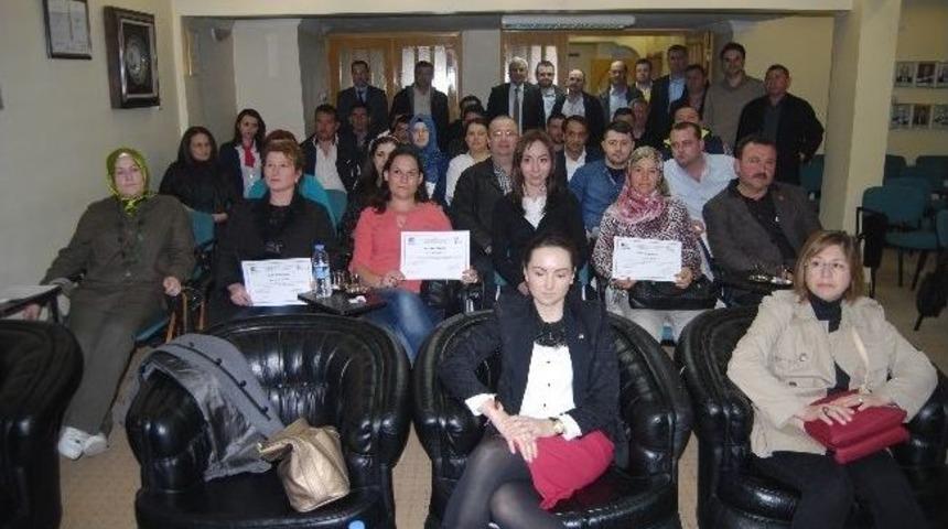 Malkara'da 'uygulamalı Girişimcilik Kursu' Sertifika T&ouml;reni D&uuml;zenlendi