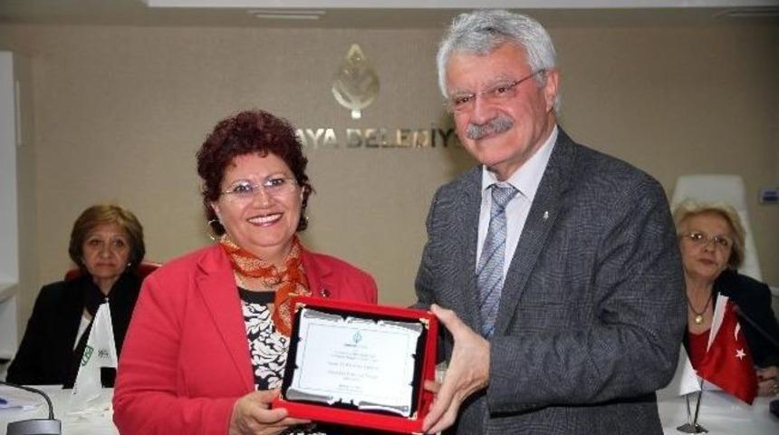 Başkan Tanık&rsquo;tan Belediye Meclis &Uuml;yelerine Teşekk&uuml;r Plaketi