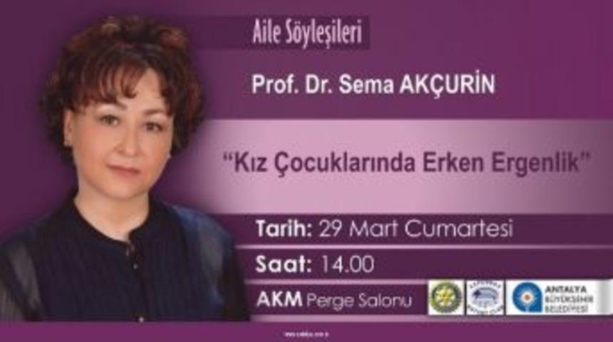 Aile S&ouml;yleşileri&rsquo;nde Kız &Ccedil;ocuklarında Erken Ergenlik Anlatılacak