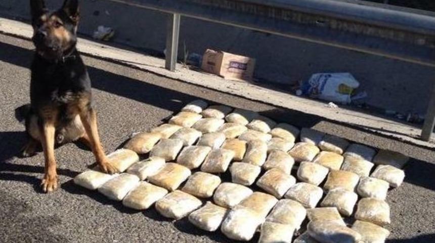 Gaziantep'te 27 Kilo 900 Gram Toz Esrar Maddesi Ele Ge&ccedil;irildi