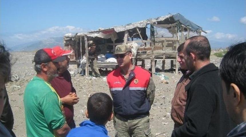 Samandağ'da Denize Top Mermisi D&uuml;şt&uuml;