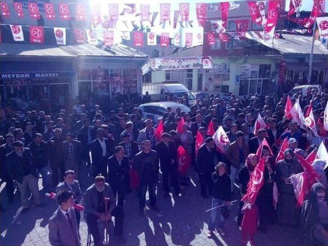 Bbp’den Narman’da Coşkulu Miting