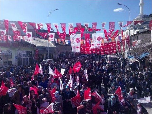 Bbp’den Narman’da Coşkulu Miting