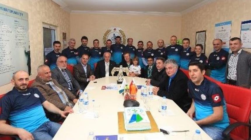 &Ccedil;ayeli Bakır İşletmeleri &Ccedil;aykur Rizespor Y&ouml;netimi'ni Ağırladı