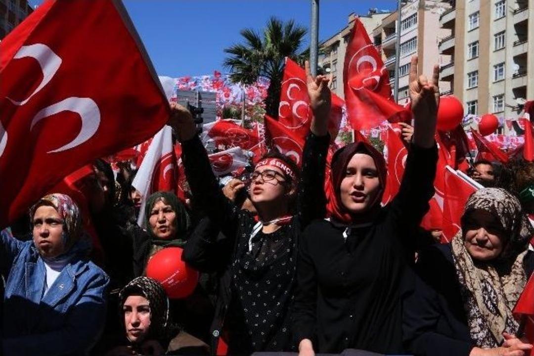 Mhp Lideri Bah&ccedil;eli Kahramanmaraş&rsquo;ta