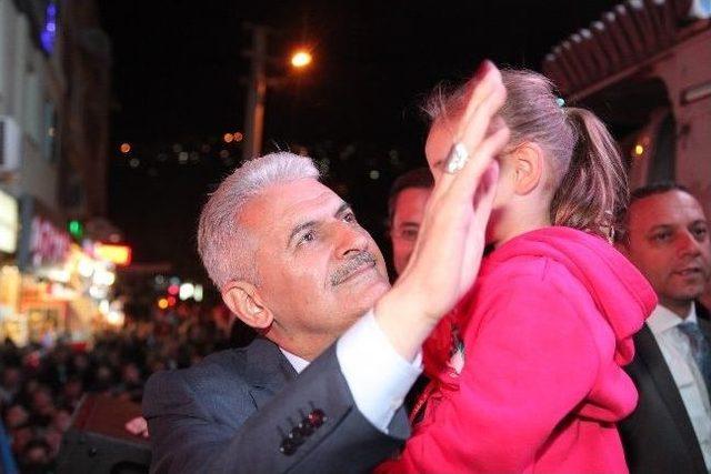 Binali Yıldırım İlçe İlçe Seçim Turunda