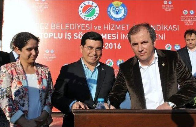 Kepez’de Toplu İş Sözleşmesi İmzalandı