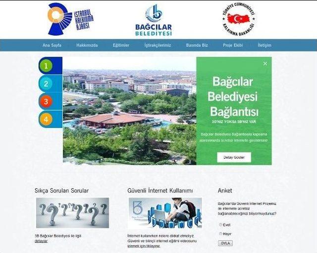 Bağcılar’da Bir Yıldır Ücretsiz İnternet Hizmeti Veriliyor