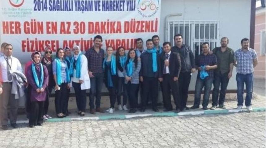 Bozova Devlet Hastanesi &Ccedil;alışanları Y&uuml;r&uuml;d&uuml;
