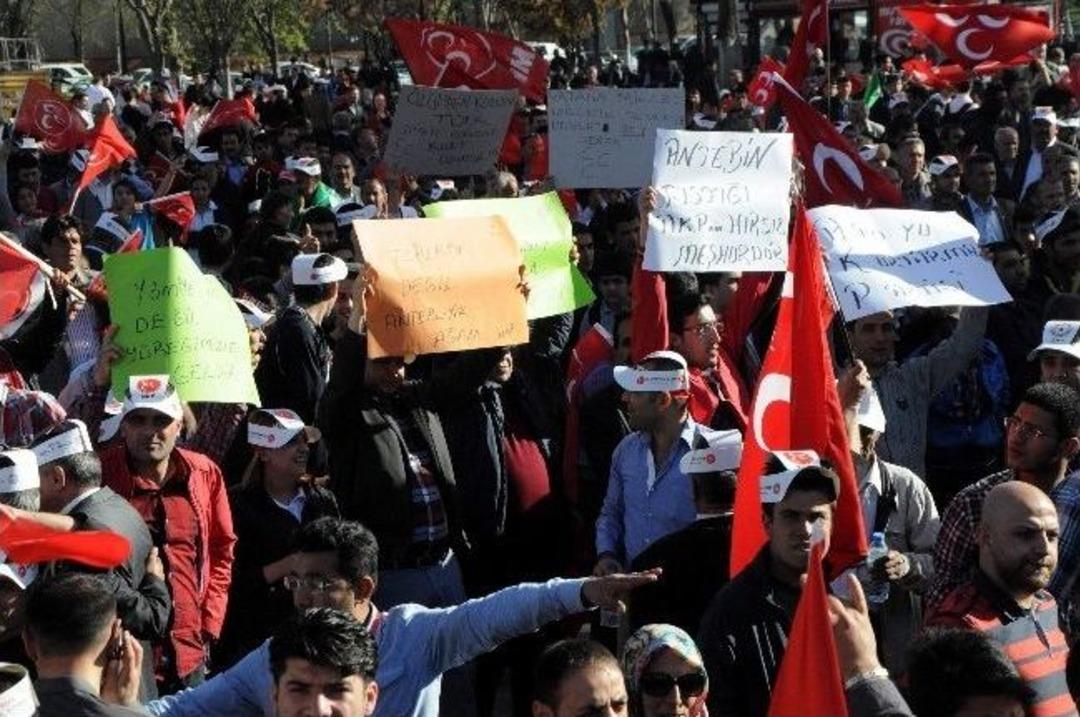 Mhp Genel Başkanı Devlet Bah&ccedil;eli Gaziantep'te Halka Hitap Etti