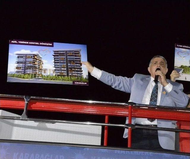 Kalkan'dan Karabağlar'da Zafer Kutlaması Gibi Miting