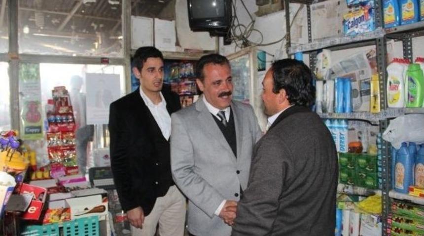 Edremit Belediye Başkan Adayı Ko&ccedil;&rsquo;tan Esnaf Ziyareti