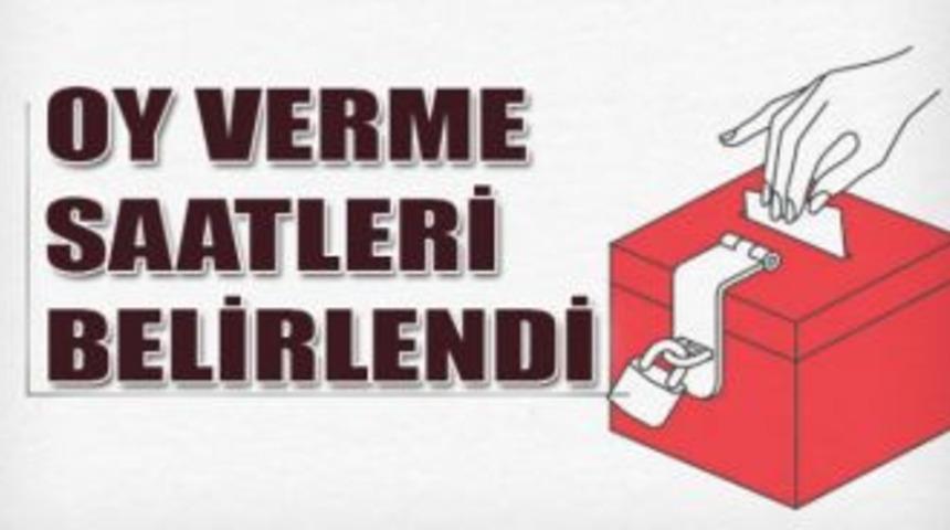 Se&ccedil;imin başlama saati a&ccedil;ıklandı