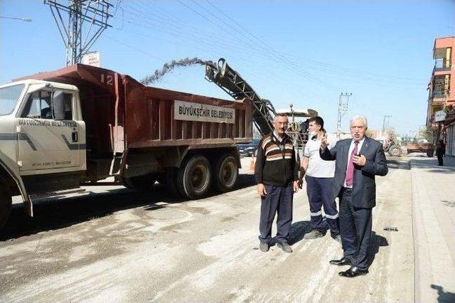 Şeyh Cemil Nardalı Caddesi Asfaltlanıyor