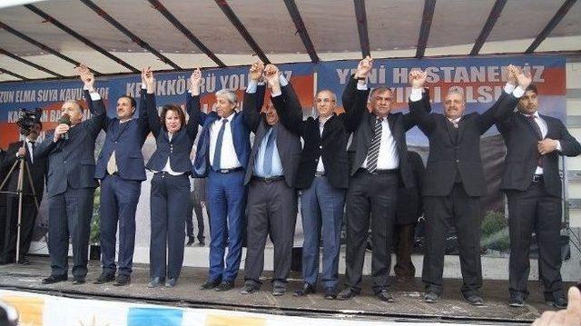 Ak Parti Kağızman’da Seçim Mitingini Yaptı