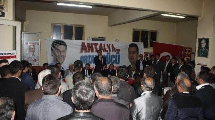 Mhp Adayı Kama&ccedil;, Hurma&rsquo;daki Vatandaşlarla Bir Araya Geldi