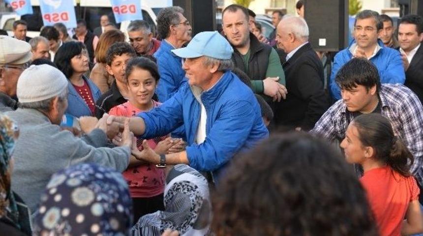 Başkan Evcilmen Seçim Çalışmalarına Devam Ediyor