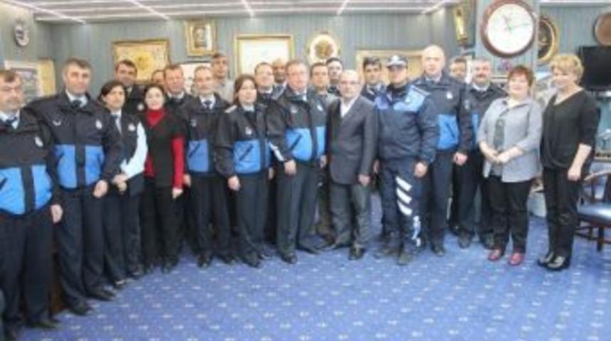 Edremit&rsquo;te Zabıtaların Terfi Sevinci