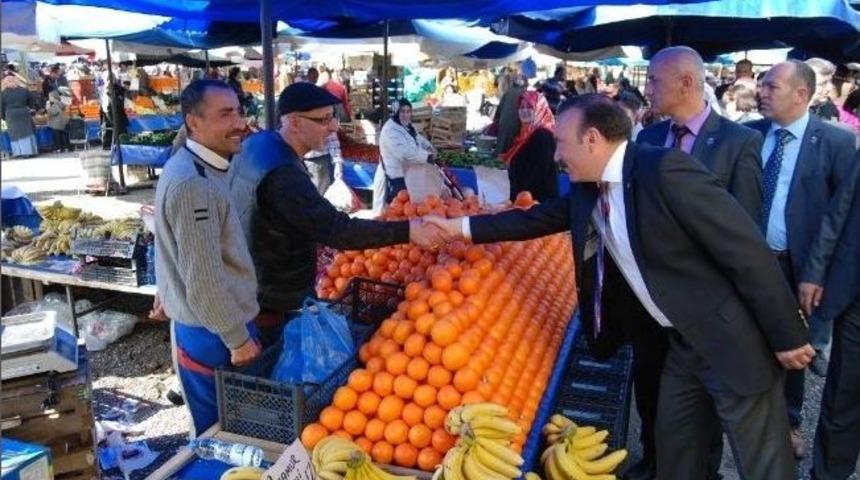 Başkan Doğan Ziyaretlerini S&uuml;rd&uuml;r&uuml;yor