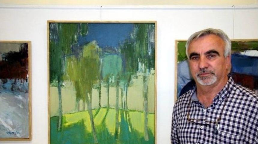 Şaban Okan 24. Kişisel Resim Sergisini A&ccedil;tı