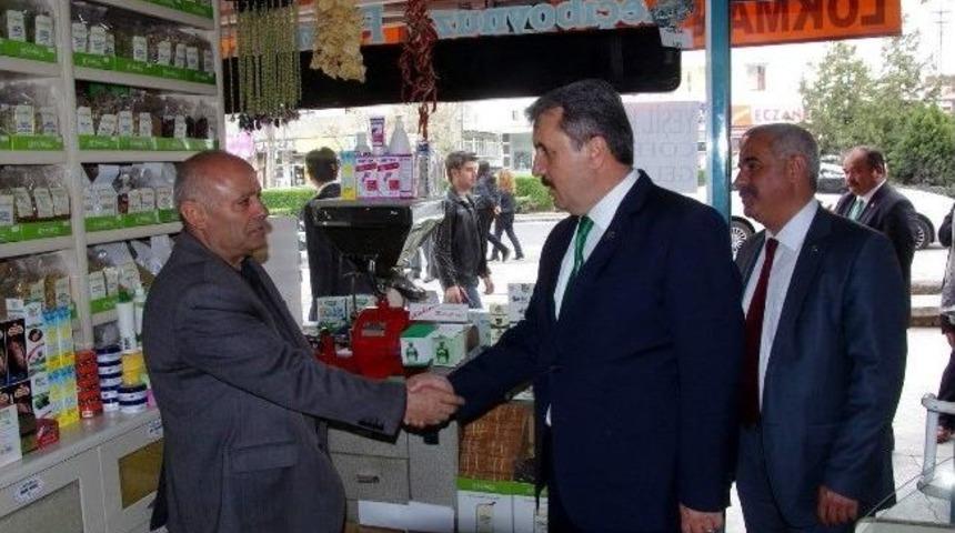 Bbp Genel Başkanı Destici Ke&ccedil;i&ouml;ren Esnafını Ziyaret Etti