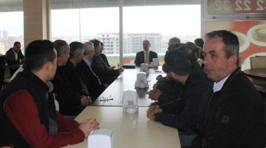 Bozbey Demirci Esnafı İle Buluştu