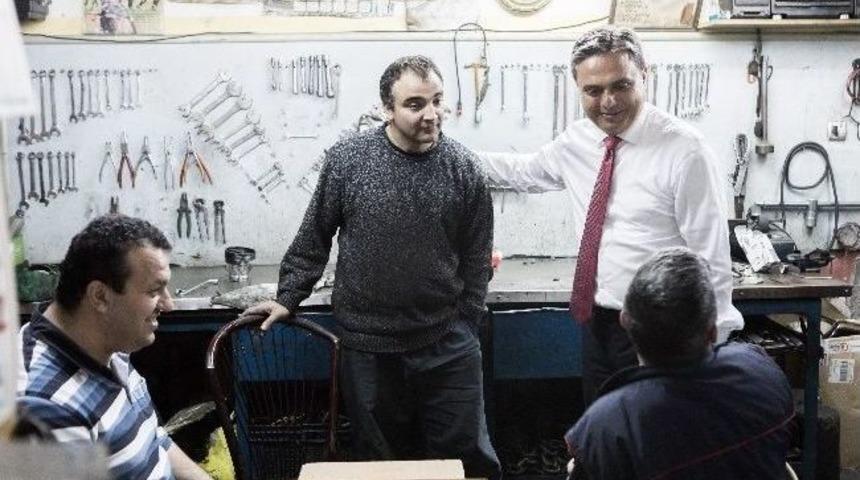 Chp&rsquo;li Uysal, Se&ccedil;menlerle Buluşmaya Devam Ediyor