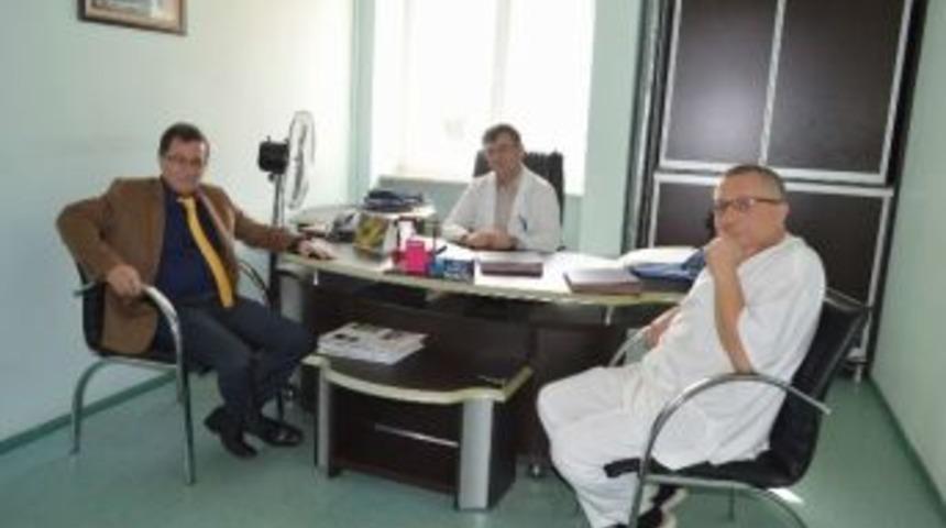 Edremit'te Kamil Saka, Devlet Hastanesi’ni Ziyaret Etti