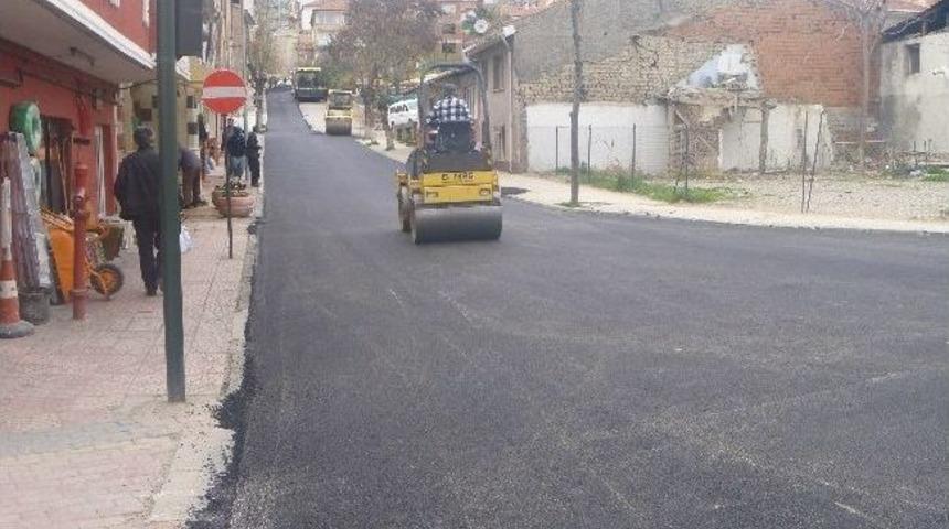 Bilecik Belediyesi'nin Sıcak Asfalt &Ccedil;alışmaları