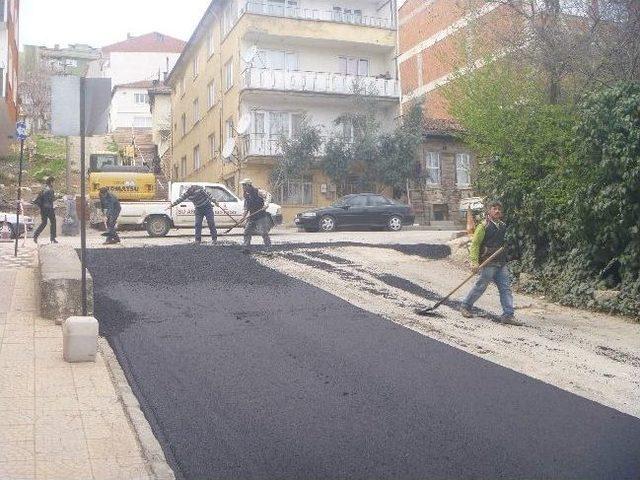 Bilecik Belediyesi'nin Sıcak Asfalt Çalışmaları