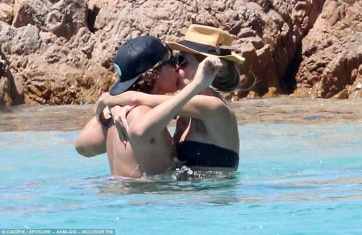 Heidi Klum, sevgilisi Vito Schnabel ile tatilde