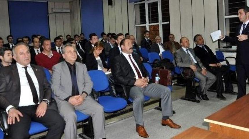 Zonguldak'ta, Hakem G&ouml;zlemcilere Y&ouml;nelik Aylık Eğitim Semineri Yapıldı