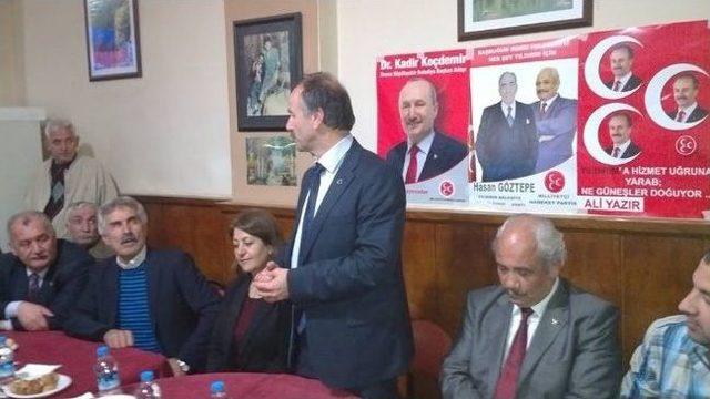 Mhp Adayı Yazır'dan Rakiplerine Gözdağı