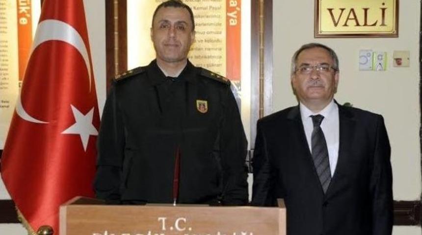 Bursa Jandarma B&ouml;lge Komutanı T&uuml;mgeneral Saldık'tan Vali Nayir'e Ziyaret