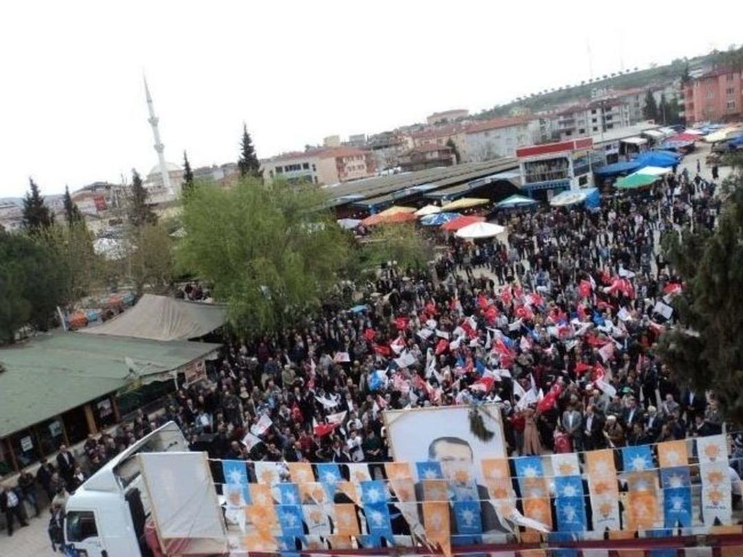 Osmaneli'nde Ak Parti Mitingi