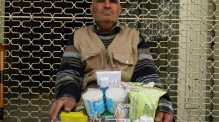 (&ouml;zel Haber) G&ouml;rme Engelli Vatandaş Seyyar Satıcılık Yaparak Ge&ccedil;imini Sağlıyor