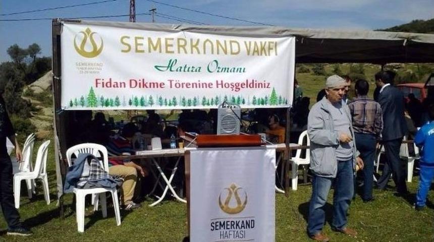 &Ccedil;ine&rsquo;de Semerkand Hatıra Ormanı Oluşturuldu