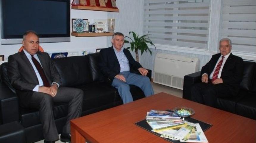 Aldırmaz&rsquo;dan Atb Başkanı &Ccedil;alışkan&rsquo;a Ziyaret