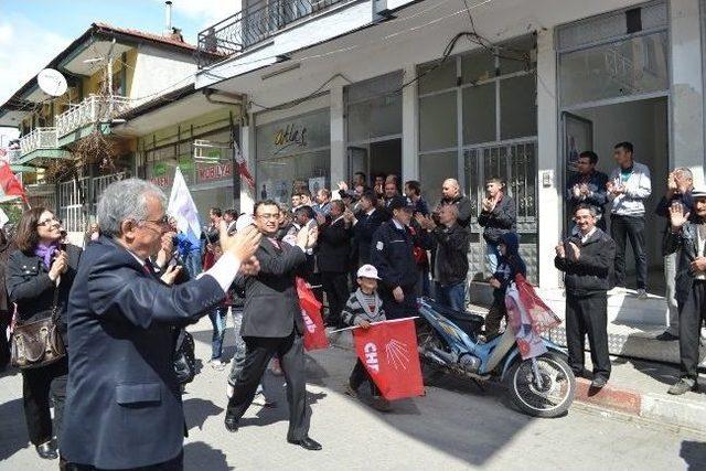 Chp’ye Coşkulu Kalabalık