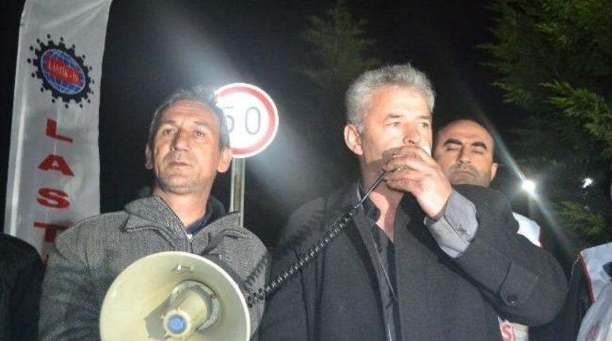 &Ccedil;erkezk&ouml;y&rsquo;de İş&ccedil;ilerden Davullu Zurnalı Eylem