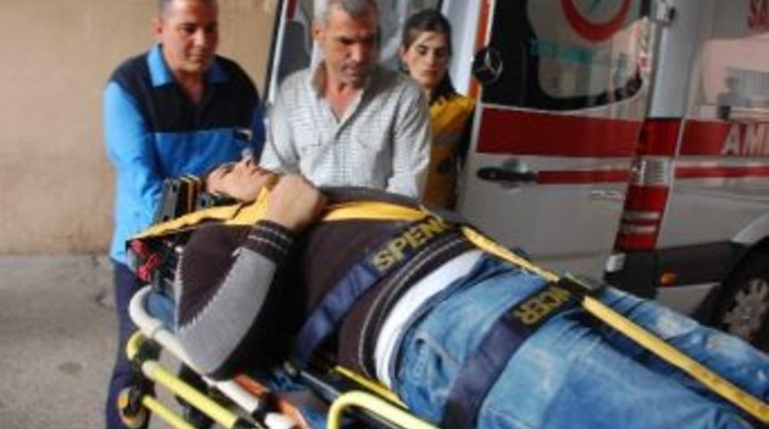 İnşaattan D&uuml;şen Sıva Ustası Yaralandı