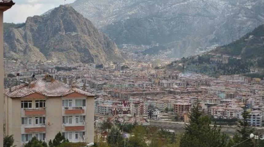 Amasya&rsquo;ya Mart Karı Yağdı