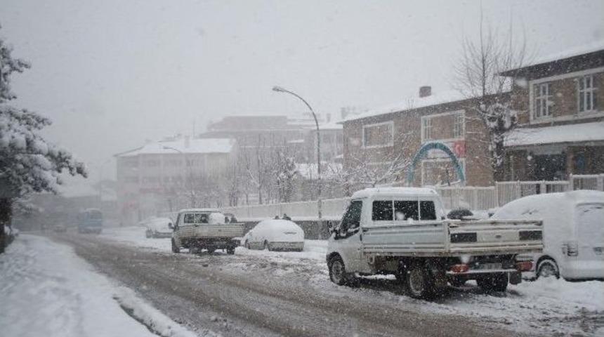 Muş&rsquo;ta Kar Yağışı