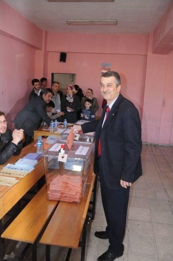 Kütahya'nın Başkan Adayları Oylarını Kullandı G4